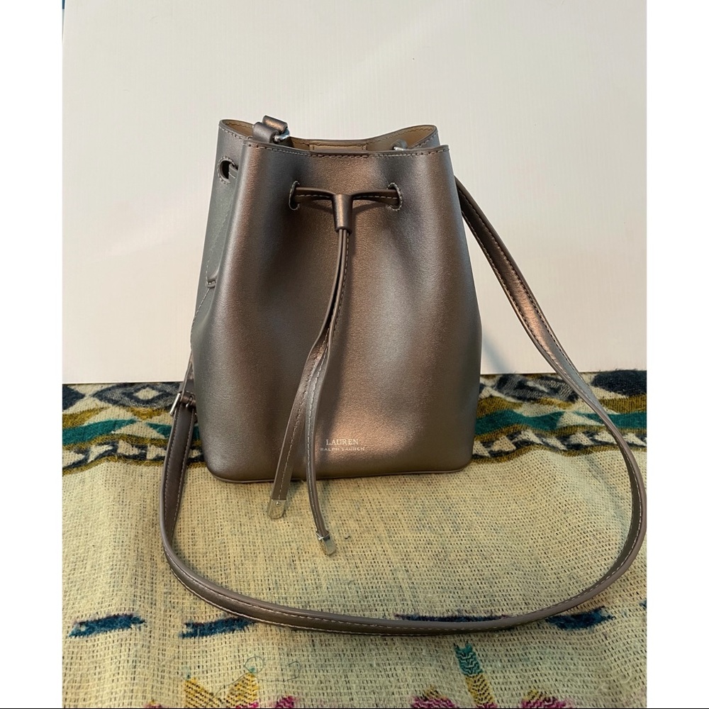 Lauren Ralph Lauren leather bucket bag